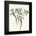 thumbnail image 1 of Rae, Nan 14x18 Black Modern Framed Museum Art Print Titled - Ink Wash Floral I - Daffodils, 1 of 5