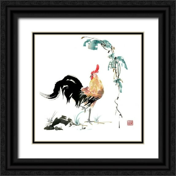 Rae, Nan 15x15 Black Ornate Wood Framed with Double Matting Museum Art Print Titled - Surveying the Kingdom