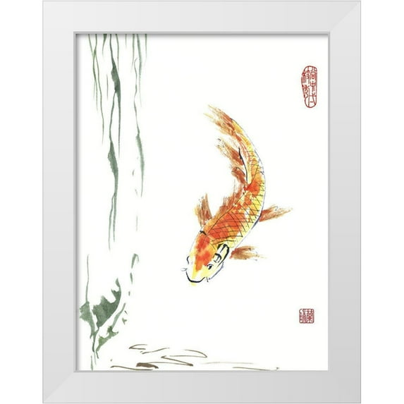 Rae, Nan 25x32 White Modern Wood Framed Museum Art Print Titled - Golden Boy