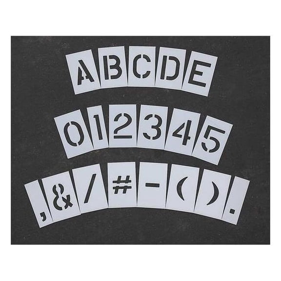 Rae Pavement Stencil,10 in,Mega Kit,1/16 STL-116-8108