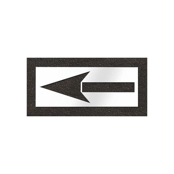 Rae Pavement Stencil,Bike Lane Arrow STL-108-5110