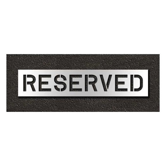 Rae Pavement Stencil,Reserved,10 in STL-116-71033
