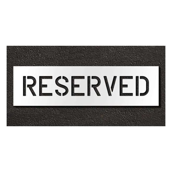 Rae Pavement Stencil,Reserved,6 in STL-116-70633