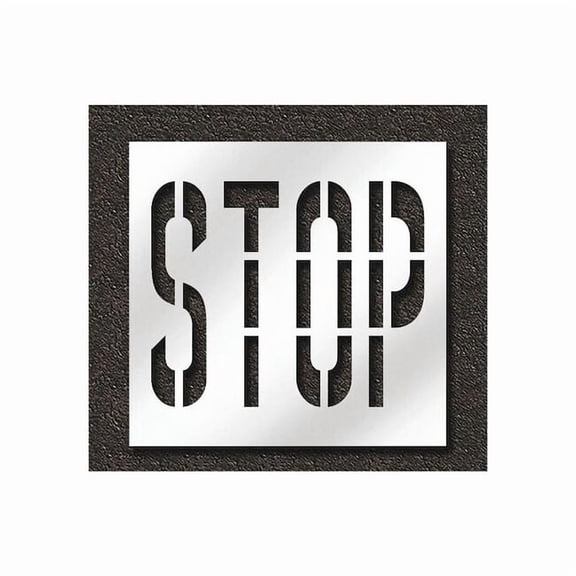 Rae Pavement Stencil,Stop, STL-108-73603 STL-108-73603