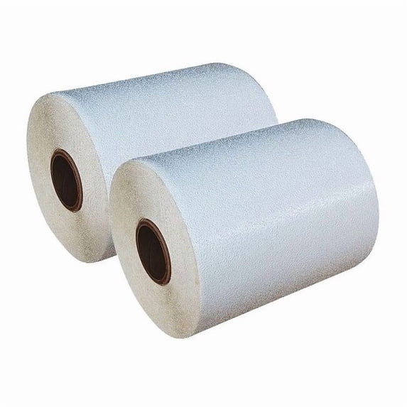 Preformed Thermoplastic Pavement Markings, Thermoplastic, 30 ft Length, 12 in Width, White