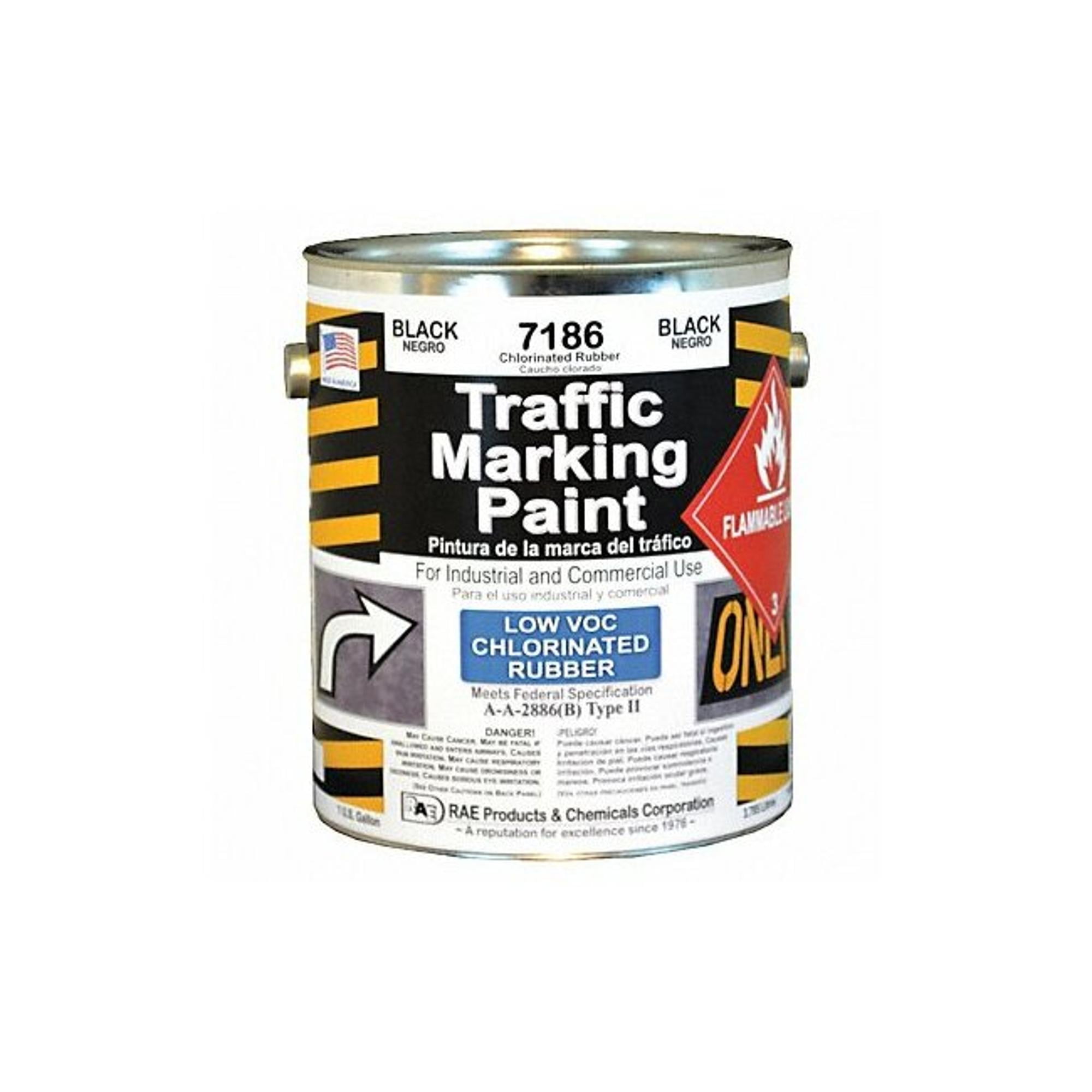 Rae Traffic Zone Marking Paint,1 gal,Black 718601