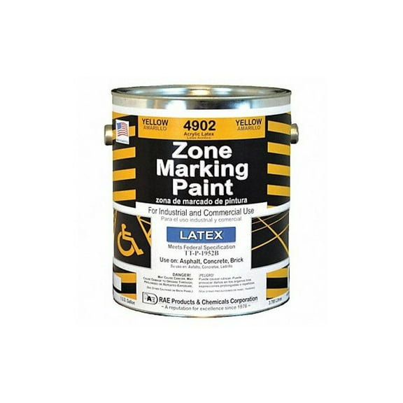 rae traffic zone marking paint,3.78l,yellow 4902-01