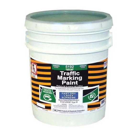 Rae Traffic Zone Marking Paint,5 gal,Green 5192