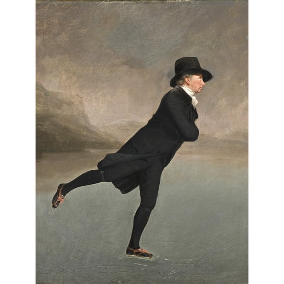 Raeburn Skating Minister Duddingston Painting Extra Large XL Wall Art Poster Print