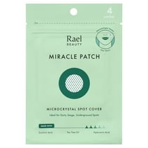 Rael Beauty Microcrystal Acne Healing Spot Cover Patch Treatment for All Skin Types, 4 Count