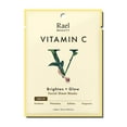thumbnail image 1 of Rael Beauty Vitamin C Facial Sheet Mask for Dull Skin, Brighten and Glow, 1 Count, 1 of 8