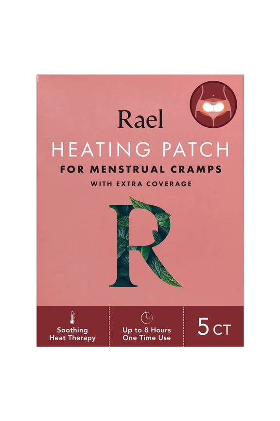 Maximum Coverage XL Heating Patch, for Period Cramps, 5 Count