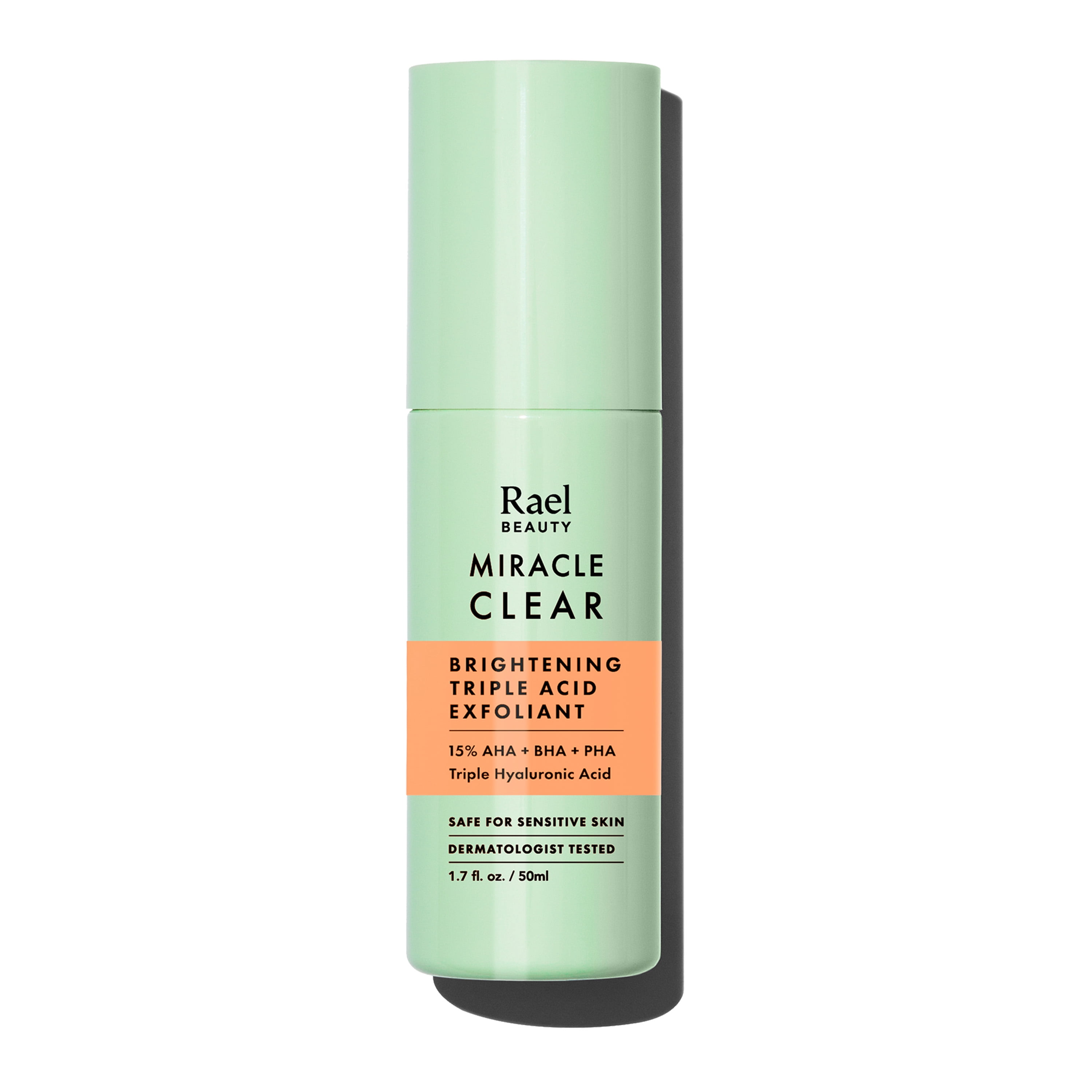 Rael Miracle Clear Brightening Triple Acid Face Exfoliant Gel-Serum, 1.7 fl oz