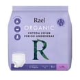 thumbnail image 1 of Rael Certified Organic Cotton Disposable Period Underwear, for Heavy Flows, Size L/XL, 5 Count, 1 of 9