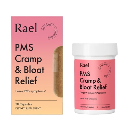 Rael PMS Cramp & Bloat Supplement