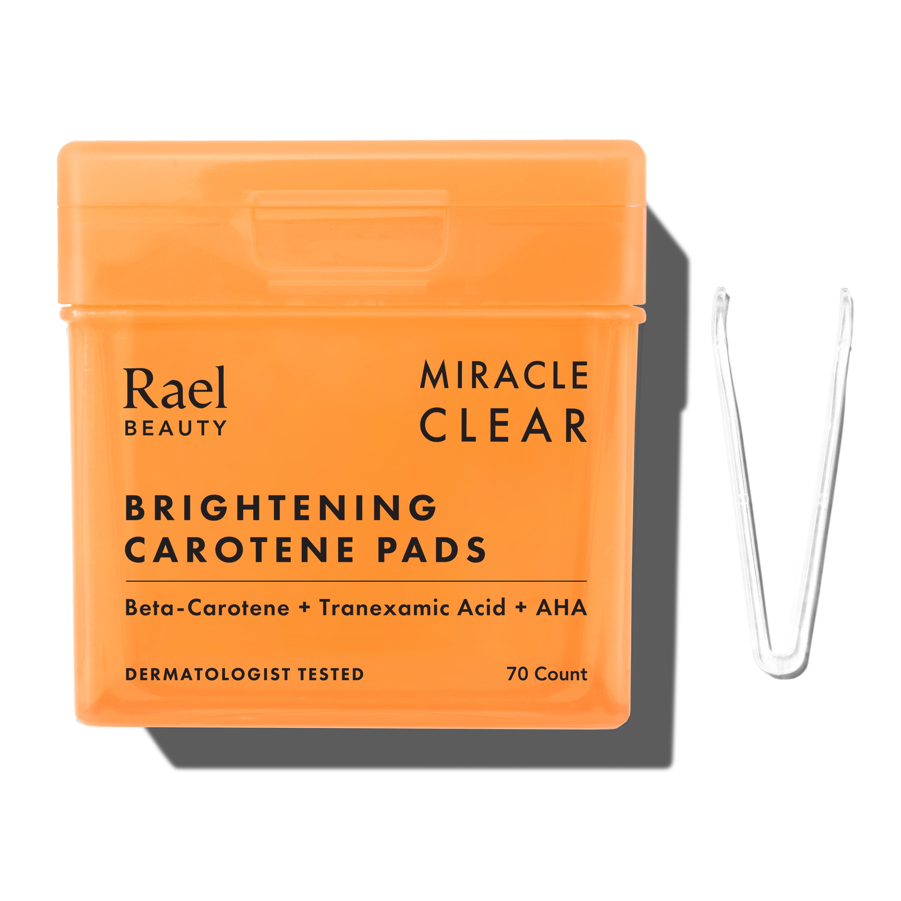 Rael Miracle Clear Brightening Carotene Pads, 70 Count