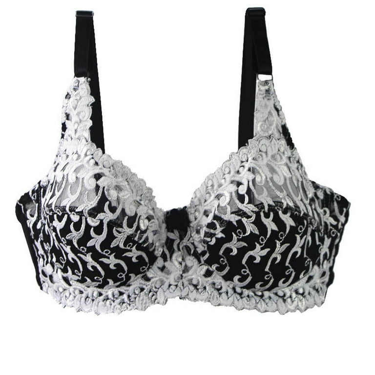 Raeneomay Bras for Women Sales Clearance Lace With Steel Ring