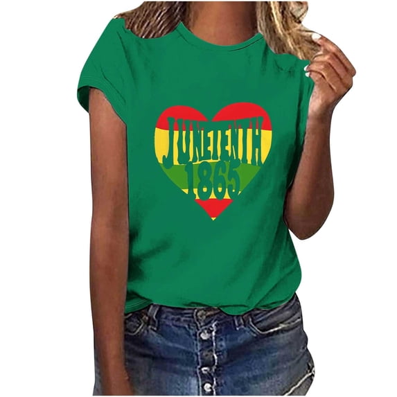 Raeneomay Casual Plus Size Tunics Tops Women Short Sleeves Letter Print Casual Tops Blouse T-Shirt