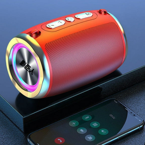 Raeneomay Intelligent Bluetooth Speaker Bluetooth Small Speakerhigh Sound Quality High Volume Car Mounted Household Card Insertion Subwoofer