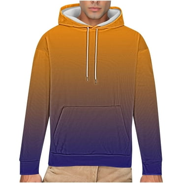 Raeneomay Long Sleeve Shirts for Men Printed Long Sleeved Hooded SweatShirt Hooded SweatShirts