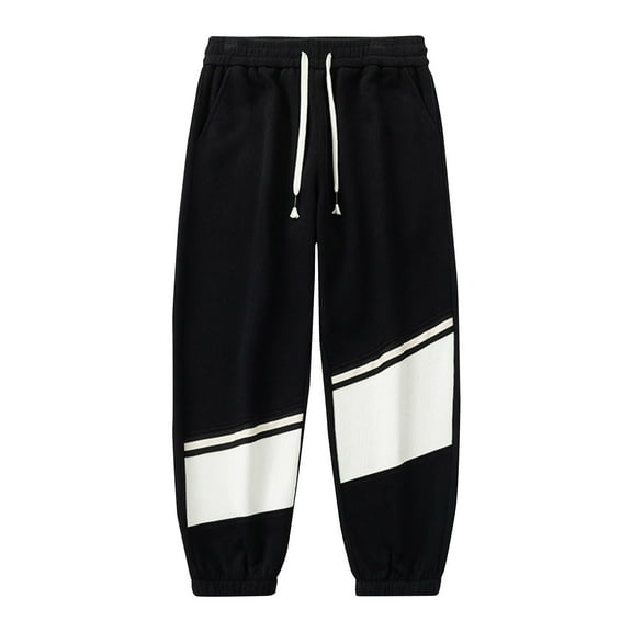 Raeneomay No Boundaries All Gender Washed Cargo Pants Men Fashion Corduroy Sport Solid Casual Elastic Waist with Pocket Jogger Pants