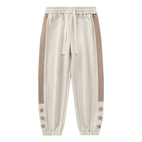 Raeneomay No Boundaries All Gender Washed Cargo Pants Men Fashion Sport Solid Casual Elastic Waist with Pocket Jogger Pants