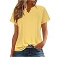 thumbnail image 1 of Raeneomay Oversized T Shirts for Women Fashion Casual 3/4 Sleeves Round Neck Tops Loose Blouse Summer Tops, 1 of 6
