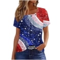 thumbnail image 1 of Raeneomay Oversized T Shirts for Women Fashionable Summer Casual Print Round Neck Short Sleeved T-Shirt Shirt, 1 of 5