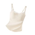 thumbnail image 1 of Raeneomay Women's Tummy Control Shapewear Camisole with Built-in Padded Bralette, Lace V-Neck Ribbed Slimming Tank Top S-XL, 1 of 6