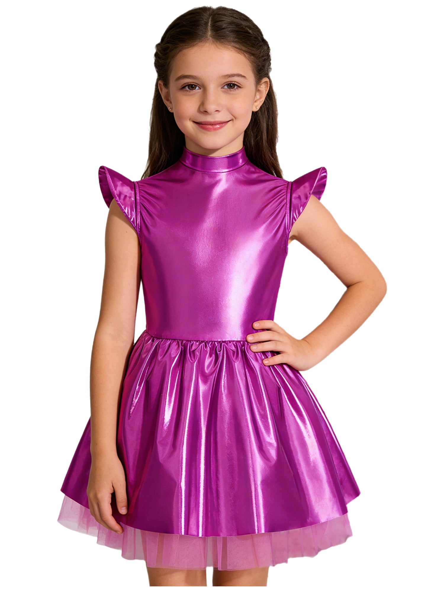 Alien Complex Ruffle Raenseen Kids Girls Outerspace Astronaut Dress Robot Dress Up ...