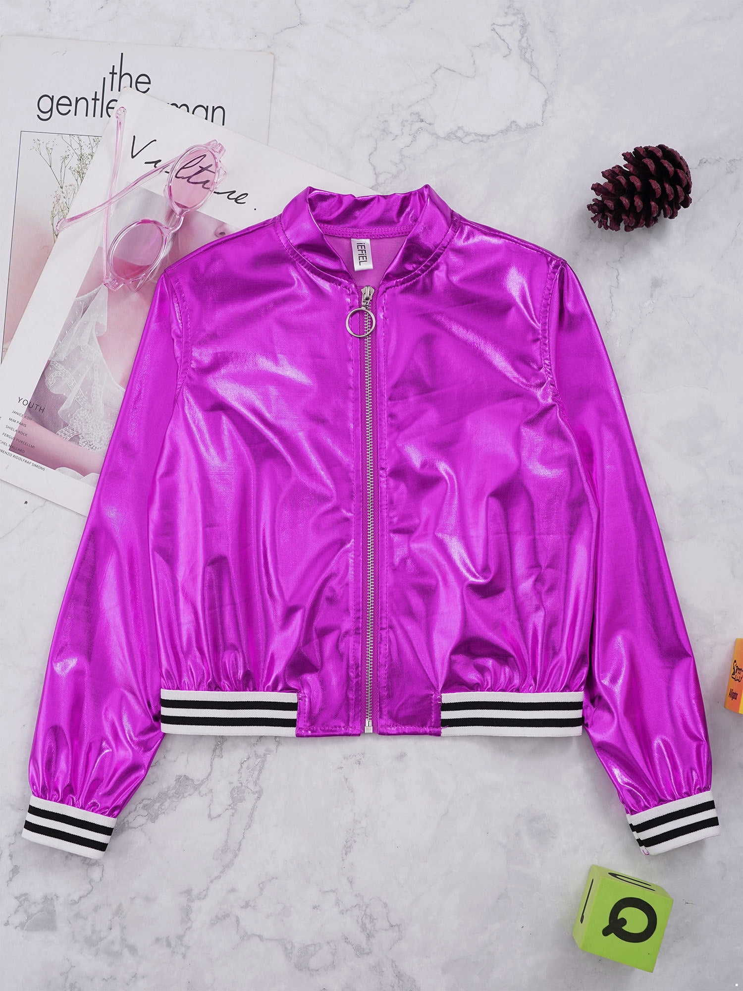 Raenseen Bambini Ragazze Hip Hop Jazz Dance Coat Manica Lunga