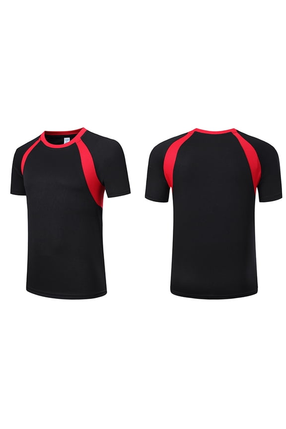 Men's UPF50+ UV Protection Rash Guard Stretchy Summer Swimming Tops Active Sport Casual Black S