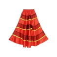 thumbnail image 1 of Raenseen Womens Flamenco Dance Skirt Folkloric Spanish Bull Dance Skirts Full Circle Mexican Type B 180 Degree One Size, 1 of 1