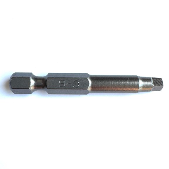 RafKat SQ3 Square (Robertson) Power Bits, 2 in. Length, 1/4 in. Hex Shank, S2 Steel, Impact Rated (10-Pack)