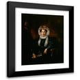 thumbnail image 1 of Rafał Hadziewicz 20x24 Black Modern Framed Museum Art Print Titled - Portrait of Barbara Brodowicz (1834), 1 of 5