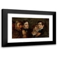 thumbnail image 1 of Rafał Hadziewicz 24x15 Black Modern Framed Museum Art Print Titled - Collective Portrait (After 1834), 1 of 1