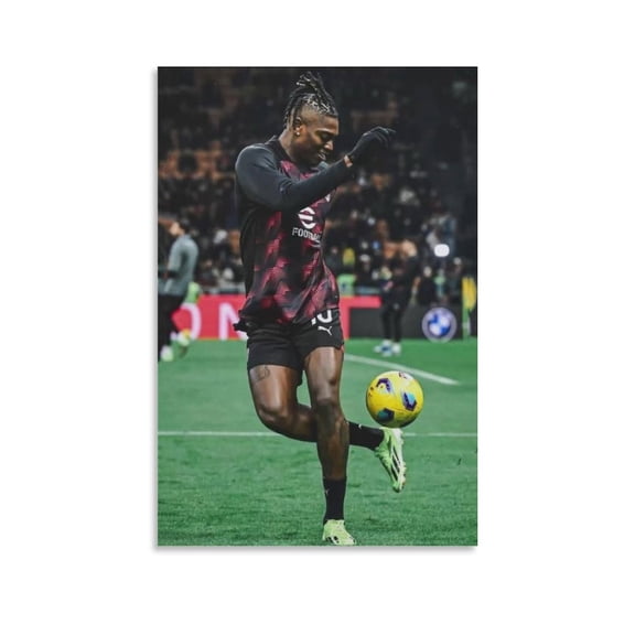 Rafael Leao Poster Canvas Room Aesthetic Poster Print Art Wall Painting Canvas Posters Gifts Modern Bedroom Decor 24x36inch(60x90cm)