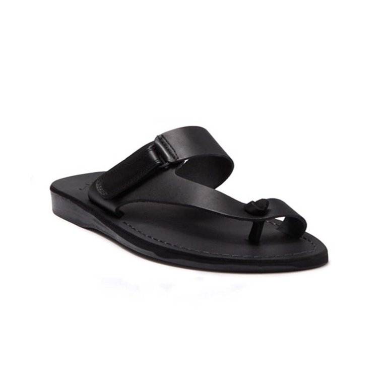 Rafael - Leather Velcro Strap Sandal - Mens Sandals  display picture 1