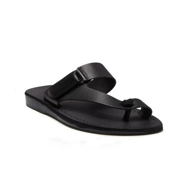 Rafael - Leather Velcro Strap Sandal - Mens Sandals
