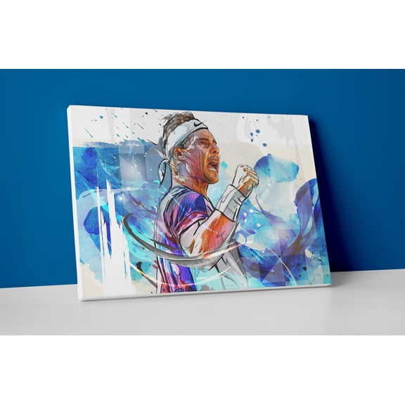 Rafael Nadal Artwork Poster or Canvas Wall Art