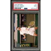 Rafael Nadal Tennis Rookie Card 2003 Netpro #27 PSA 9