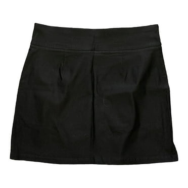 Rafaella Ladies 18" Length Elastic Waistband Stretch Skort (Black, XXL)