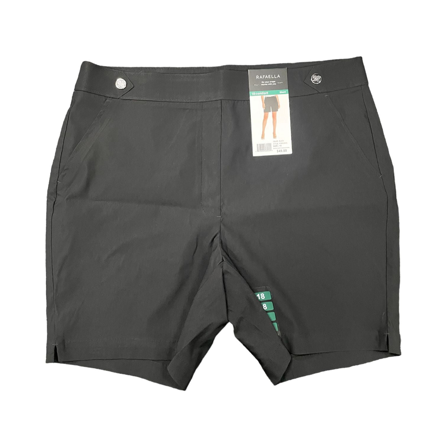 Button-Front Bermuda Short