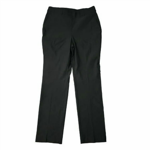 Rafaella Pull-On Belt Loops Functional Pockets Stretch Ankle Pant (Black, 18)