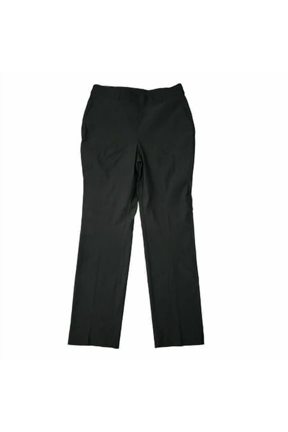 Pull-On Belt Loops Functional Pockets Stretch Ankle Pant (Black, 18)