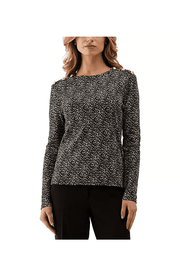 Women's Long Sleeve Tee Black Large