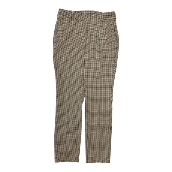 Rafaella Women's Millenium High Pull On Stretch Pant (Black/Brown Check, 8)