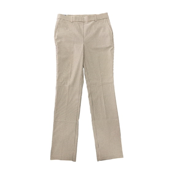 Rafaella Women's Millenium High Pull On Stretch Pant (Stamford Check Safari, 4)