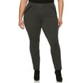 thumbnail image 1 of Rafaella Women's Plus Size Pull On Slim Leg Tech Ponte Pant, 1 of 3