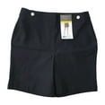 thumbnail image 1 of Rafaella Women's Stretch Comfort Waistband Bermuda Short (Black, 18), 1 of 3